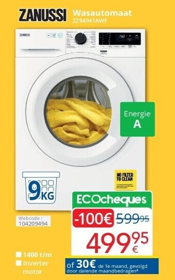 Eldi Wasautomaat aanbieding
