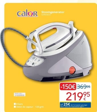 Eldi Stoomgenerator gv9555co aanbieding