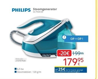 Eldi Stoomgenerator aanbieding