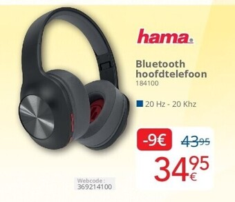 Bluetooth hoofdtelefoon 184100