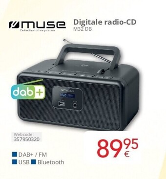 Eldi Digitale radio-cd  m32 db aanbieding