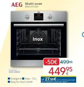 Eldi Multi oven bes33101zm aanbieding