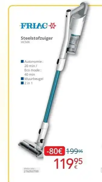 Eldi Steelstofzuiger hc500 aanbieding
