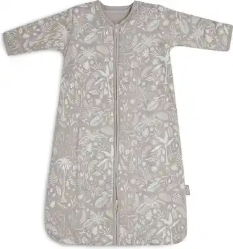 Jollein baby winterslaapzak 4-seizoenen 70cm botanical - nougat