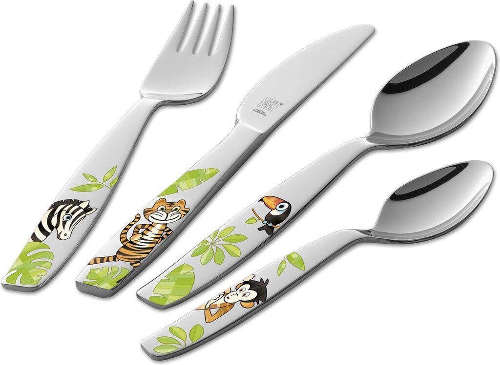 Bol.com Zwilling jungle kinderbestek - 4-delig aanbieding