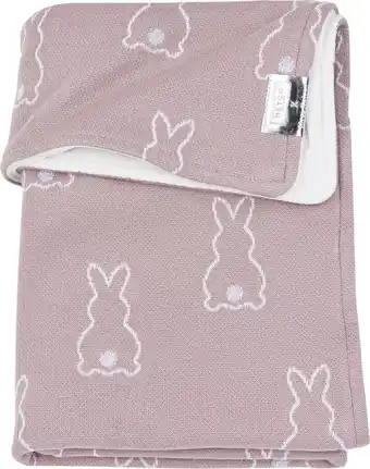 Bol.com Meyco baby x mrs.keizer rabbit velvet ledikant deken - lilac - 100x150cm aanbieding
