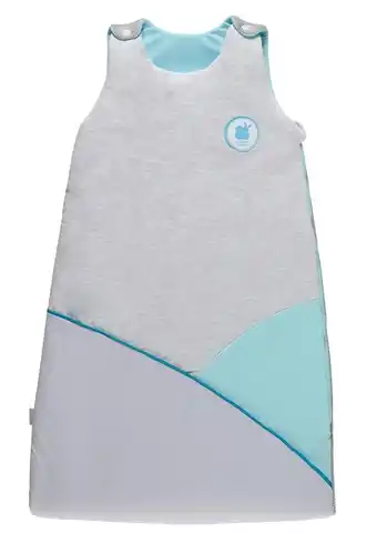 Candide cosy verstelbare babyslaapzak 6-36 mnd - grijs/turquoise