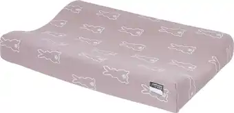 Meyco baby x mrs.keizer rabbit aankleedkussenhoes - lilac - 50x70cm