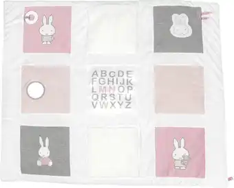 Bol.com Nijntje - boxkleed - pink baby rib - 100 x 85 cm aanbieding