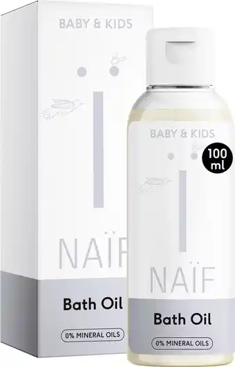 Bol.com Naïf milde badolie – baby en kind - 100ml - met natuurlijke ingrediënten aanbieding
