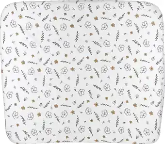 Meyco baby floral aankleedkussenhoes - biologisch - multicolour - 85x75cm