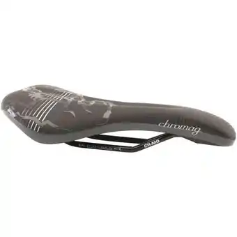 Decathlon Synthetisch fietszadel chromag juniper top chromo rails aanbieding