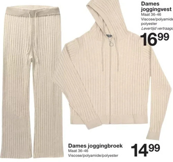 Zeeman Dames joggingbrok aanbieding