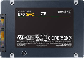 CoolBlue Samsung 870 qvo 2tb + corsair ssd mounting bracket aanbieding
