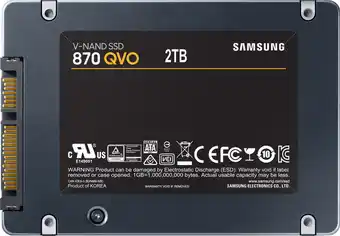 Coolblue Samsung 870 qvo 2tb + corsair ssd mounting bracket aanbieding