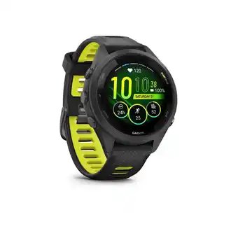 Decathlon Multisport horloge met hartslagmeting en gps forerunner 265s music zwart geel aanbieding