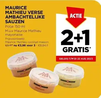 Jumbo Maurice mathieu verse ambachtelijke sauzen aanbieding