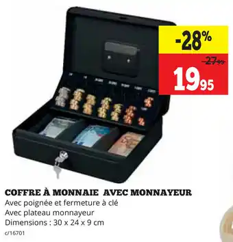 Coffre À Monnaie Avec Monnayeur
