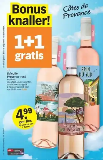 Albert Heijn Selectie provence rosé aanbieding
