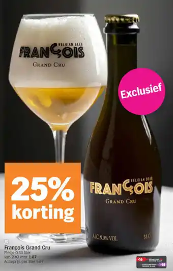 Albert Heijn François grand cru aanbieding