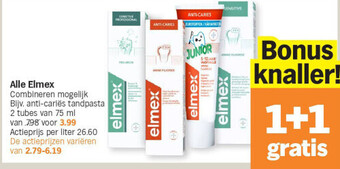 Albert Heijn Alle elmex aanbieding