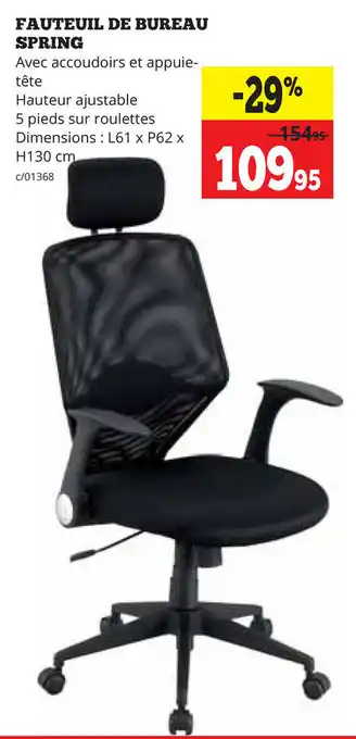 Fauteuil De Bureau Spring