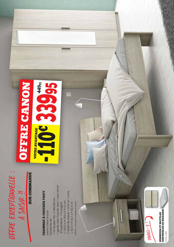 Dema Chambre À Coucher Pricy aanbieding