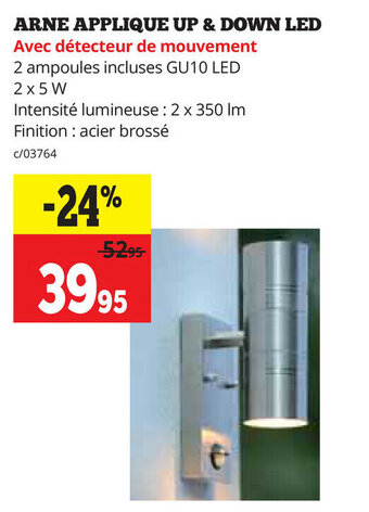 Arne Applique Up & Down Led