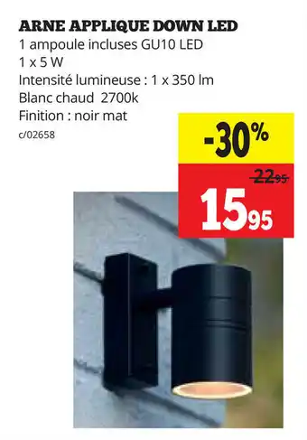 Arne Applique Down Led