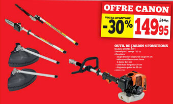 Dema Outil De Jardin 4 Fonctions aanbieding