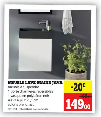 Meuble Lave-Mains Java