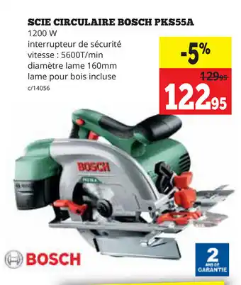 Scie Circulaire Bosch PKS55A