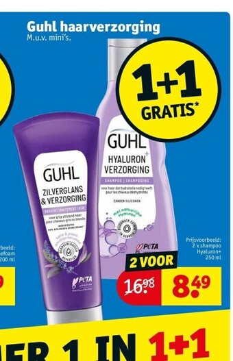 Kruidvat Guhl haarverzorging aanbieding