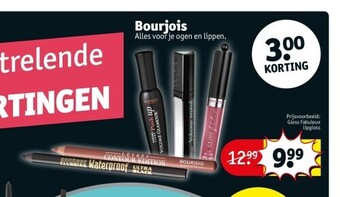 Kruidvat Bourjois aanbieding
