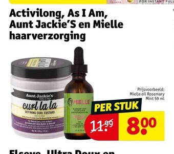 Activilong, as i am, aunt jackie’s en mielle haarverzorging