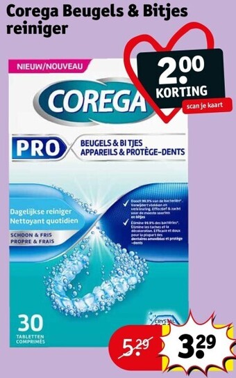 Kruidvat Corega beugels & bitjes reiniger aanbieding