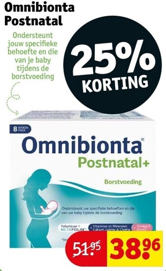 Kruidvat Omnibionta postnatal aanbieding
