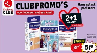 Kruidvat Hansaplast pleisters aanbieding