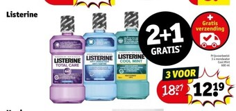 Kruidvat Listerine aanbieding