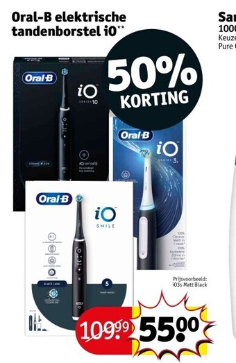Kruidvat Oral-b elektrische tandenborstel io aanbieding