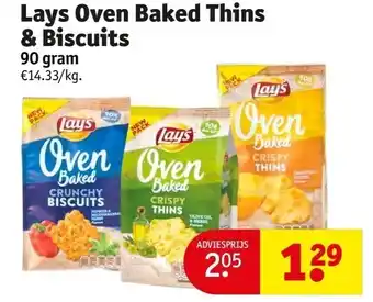 Lays oven baked thins & biscuits