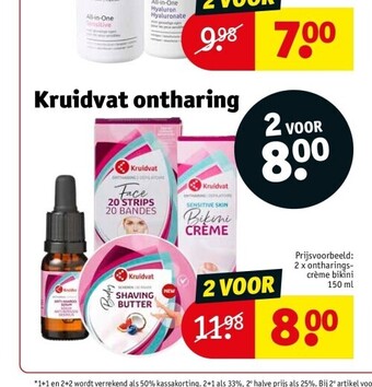 Kruidvat Kruidvat ontharing aanbieding