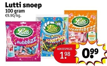 Kruidvat Lutti snoep aanbieding