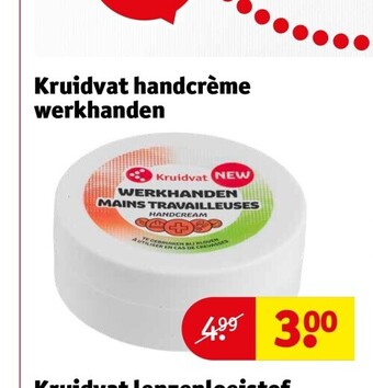 Kruidvat Kruidvat handcrème werkhanden aanbieding
