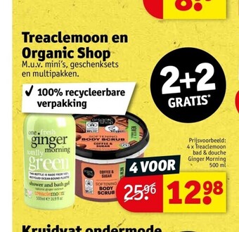 Kruidvat Treaclemoon en organic shop aanbieding