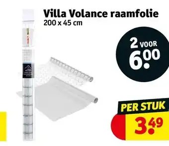 Kruidvat Villa volance raamfolie aanbieding