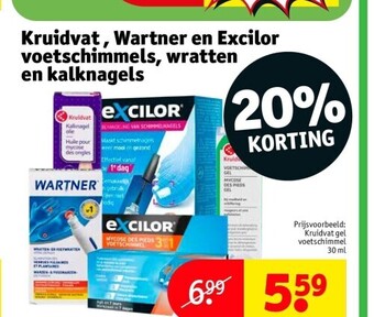 Kruidvat , wartner en excilor voetschimmels, wratten en kalknagels