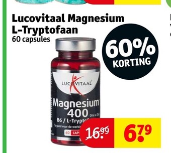 Kruidvat Lucovitaal magnesium l-tryptofaan aanbieding