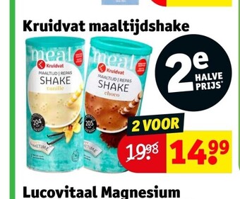 Kruidvat Kruidvat maaltijdshake aanbieding