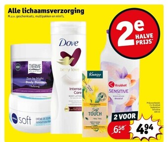 Kruidvat Alle lichaamsverzorging aanbieding